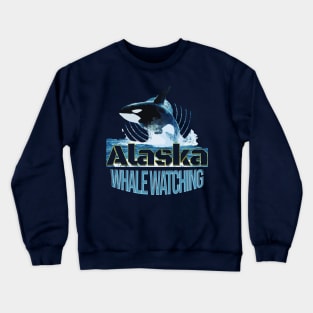 Alaska Whale Watching Crewneck Sweatshirt